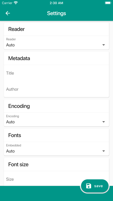 Ebook Converter Screenshot