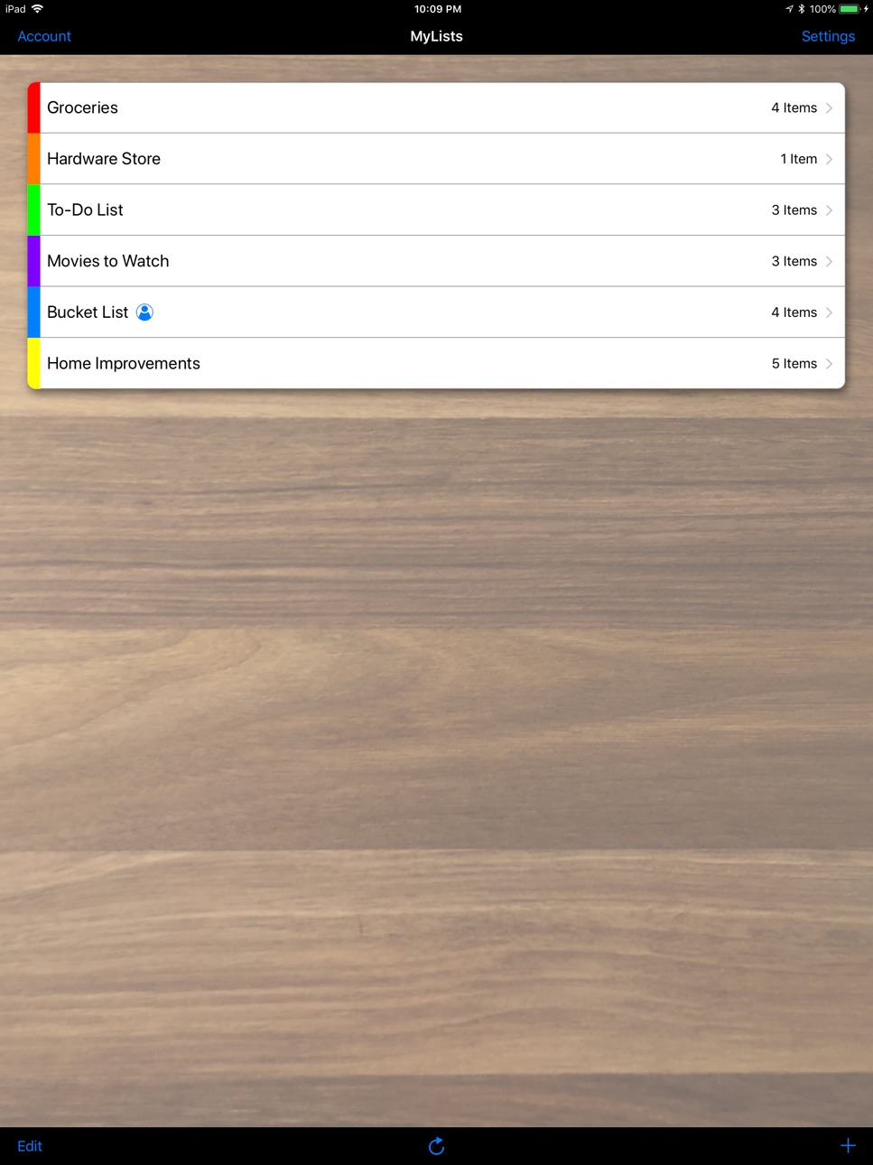 iPad screenshot