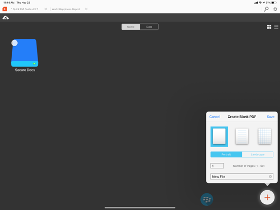 iAnnotate for BlackBerry iPad screenshot