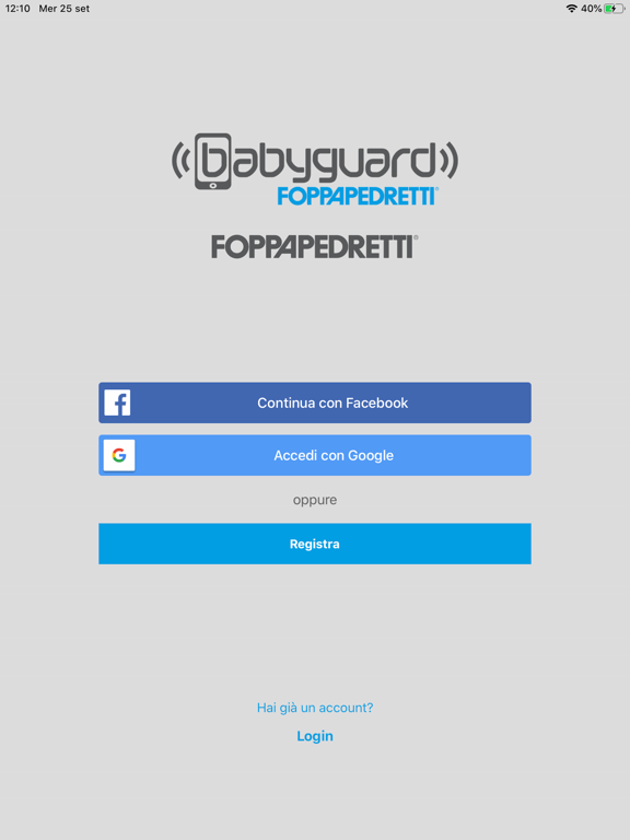 Babyguard Foppapedretti iPad screenshot