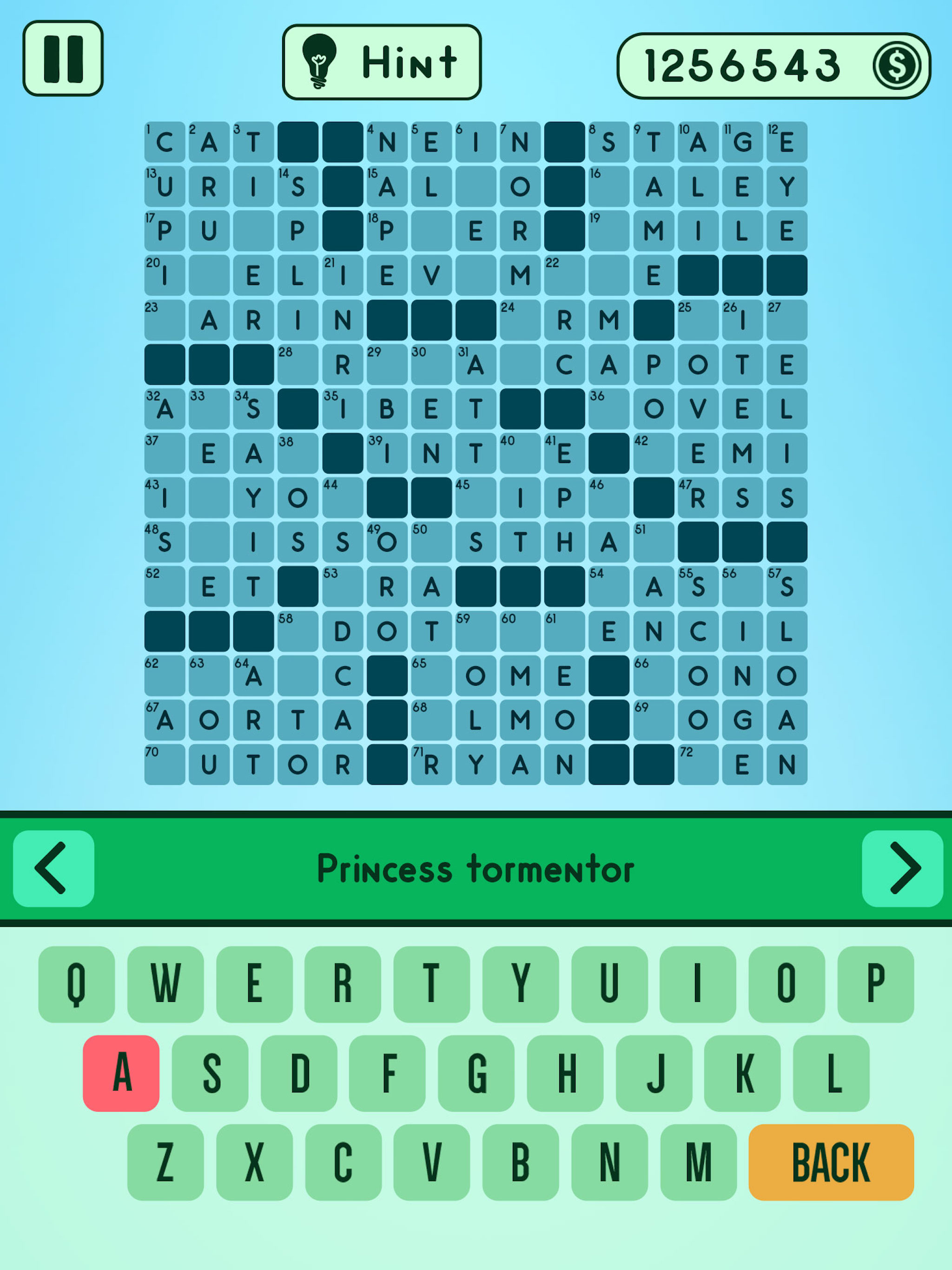 Cross Word Puzzle Master Fill