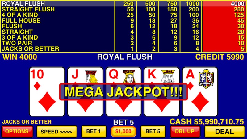 Video Poker Games screenshot 1