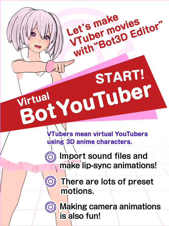 Screenshot #4 pour Bot3D Editor - 3D Anime Editor
