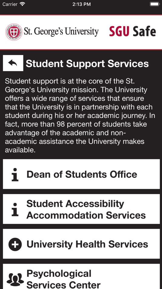 #8. SGU Safe (iOS) Podle: University Support Services, LLC