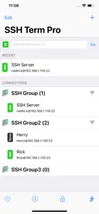 SSH Term Pro screenshot #1 for iPhone