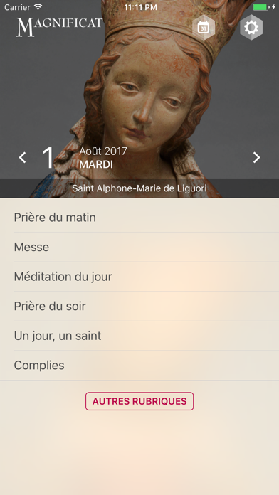 Screenshot #1 pour Magnificat (Edition française)
