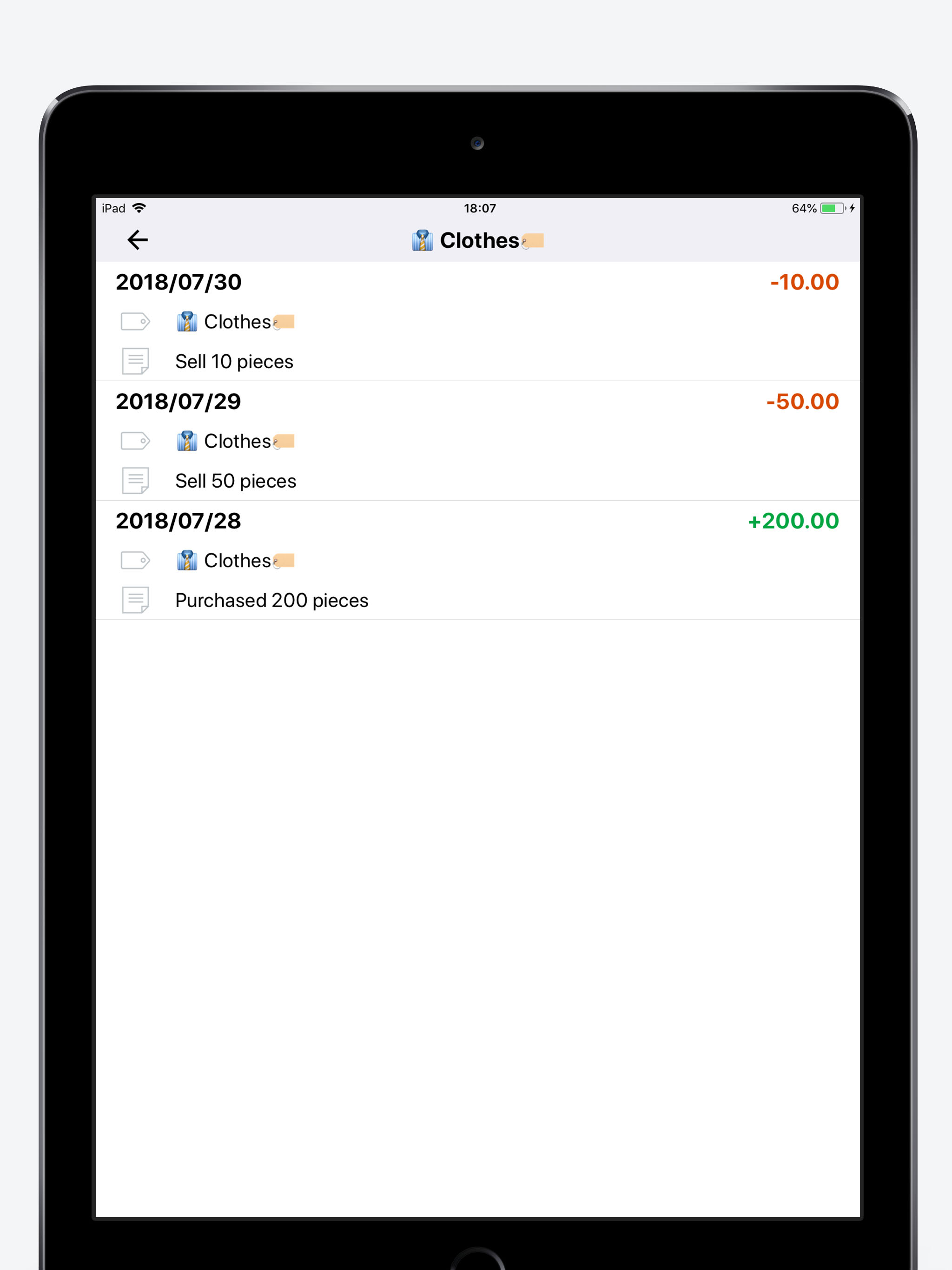 Inventory Manager-Control item
