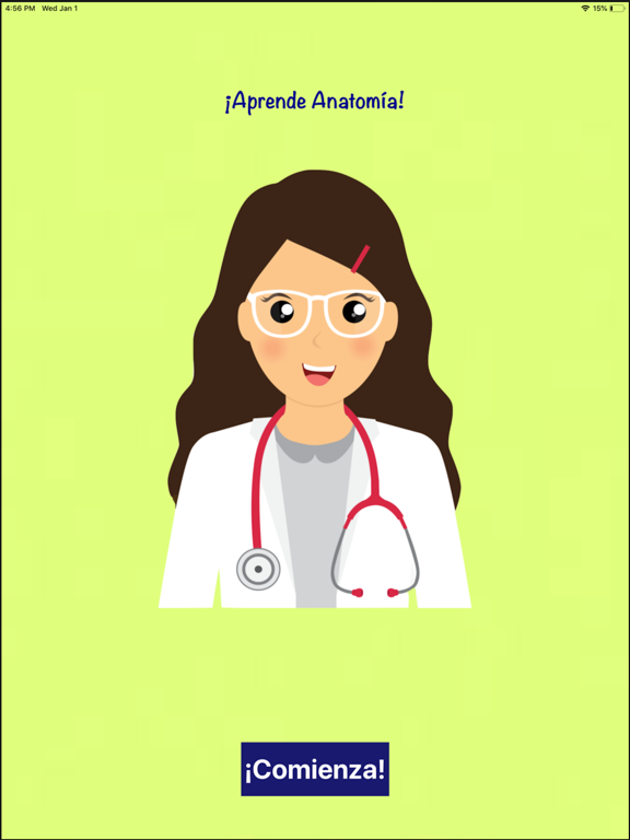Genio de Anatomía iPad screenshot 1 - Education app