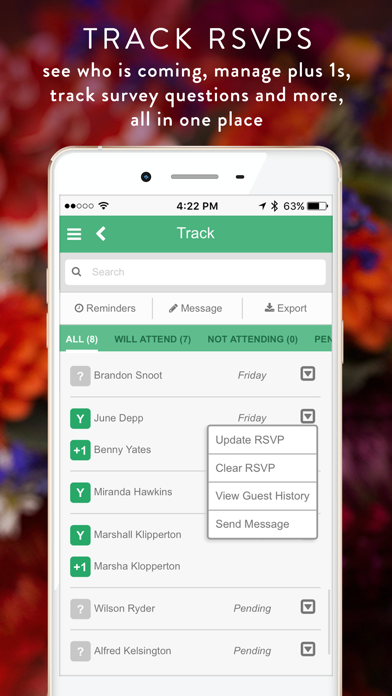 Greenvelope: Email/SMS Invites Screenshot