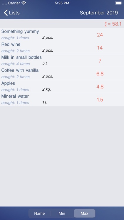 Just Buy! shopping list screenshot-3