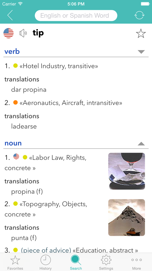 English Spanish Dictionary L. - 8.8.0 - (iOS)