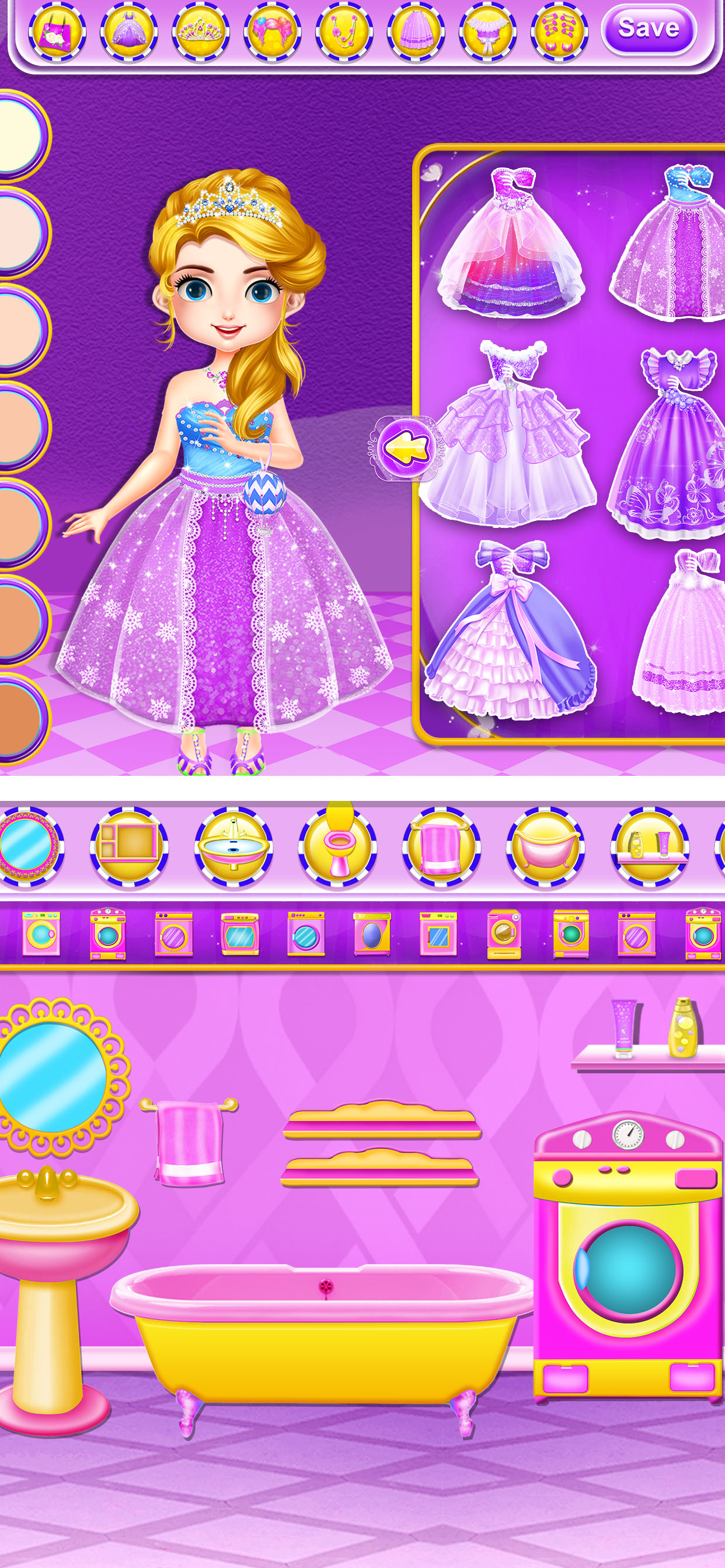 Baby Girls - Doll House Games screenshot 3