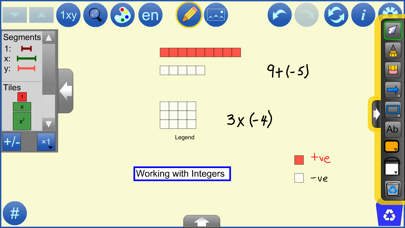 Algebra Tiles by mathies screenshot 2