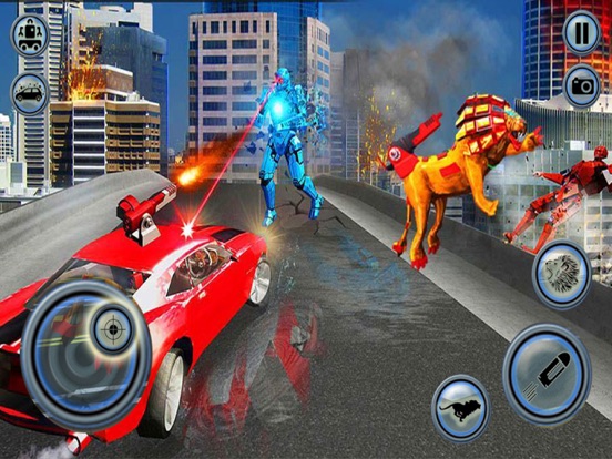 Screenshot #5 pour Ultimate Lion Robot Car