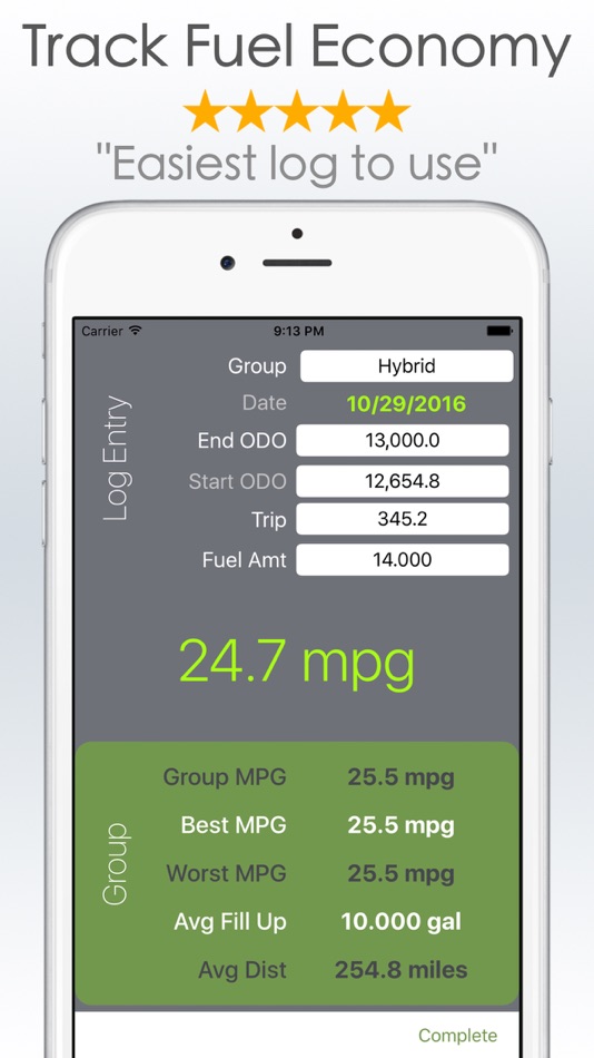 #2. Gas Mileage Calculator and Log (iOS) 由: ChuChu Train Productions