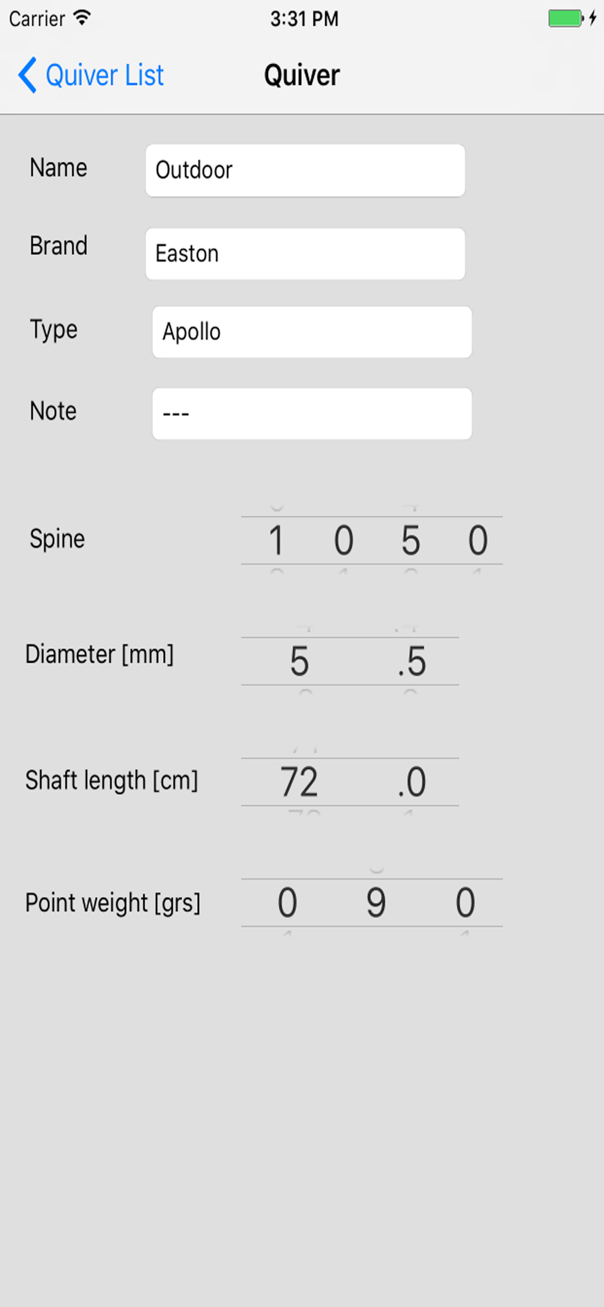 AAA - Archery Analysis App