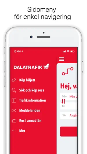 Dalatrafik screenshot 1
