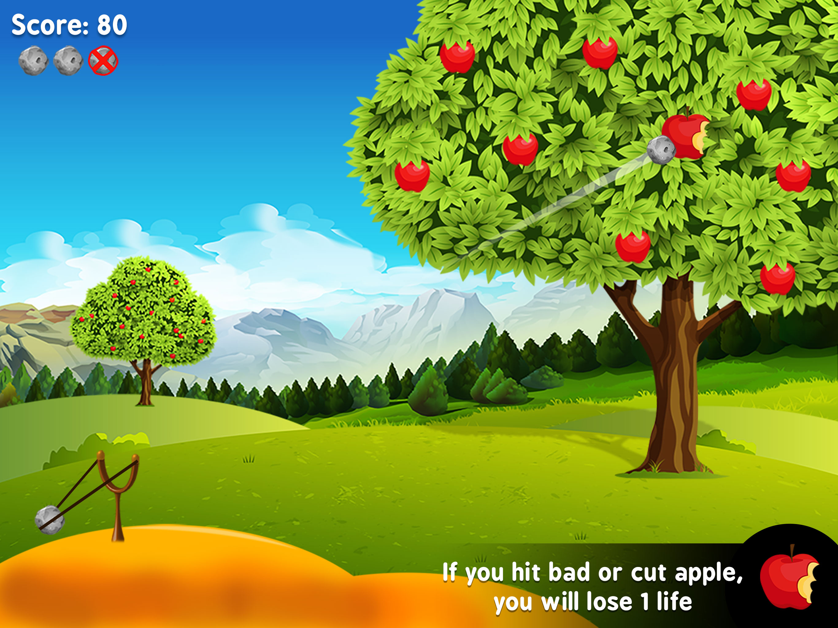 Apple Shooter Knockdown