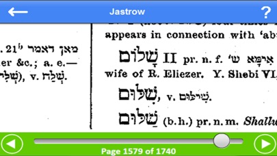 Talmud Dictionary & Concordan Screenshot