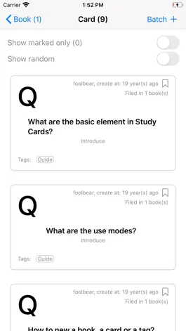 Game screenshot Foolbear Study Cards Plus hack