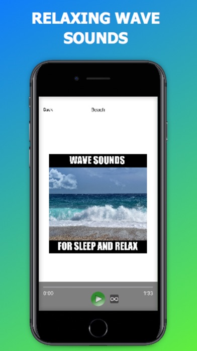 Screenshot #1 pour Wave Sounds for Sleep + Relax