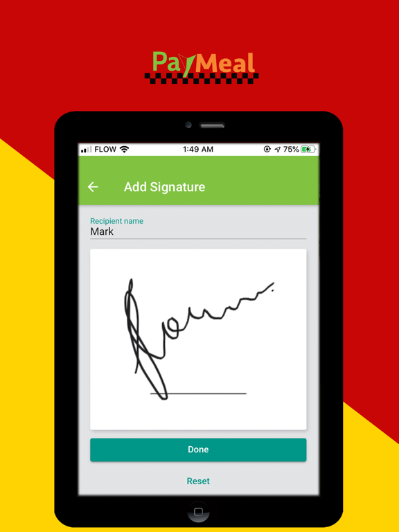 Screenshot #5 pour PayMeal Driver