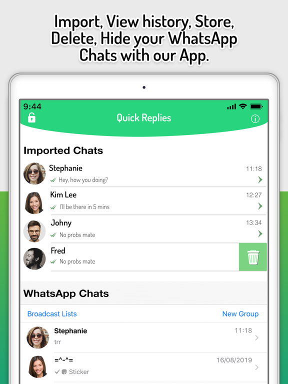 Dual Messenger for Chat App iPad screenshot