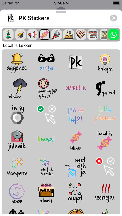 PK Stickers Screenshot