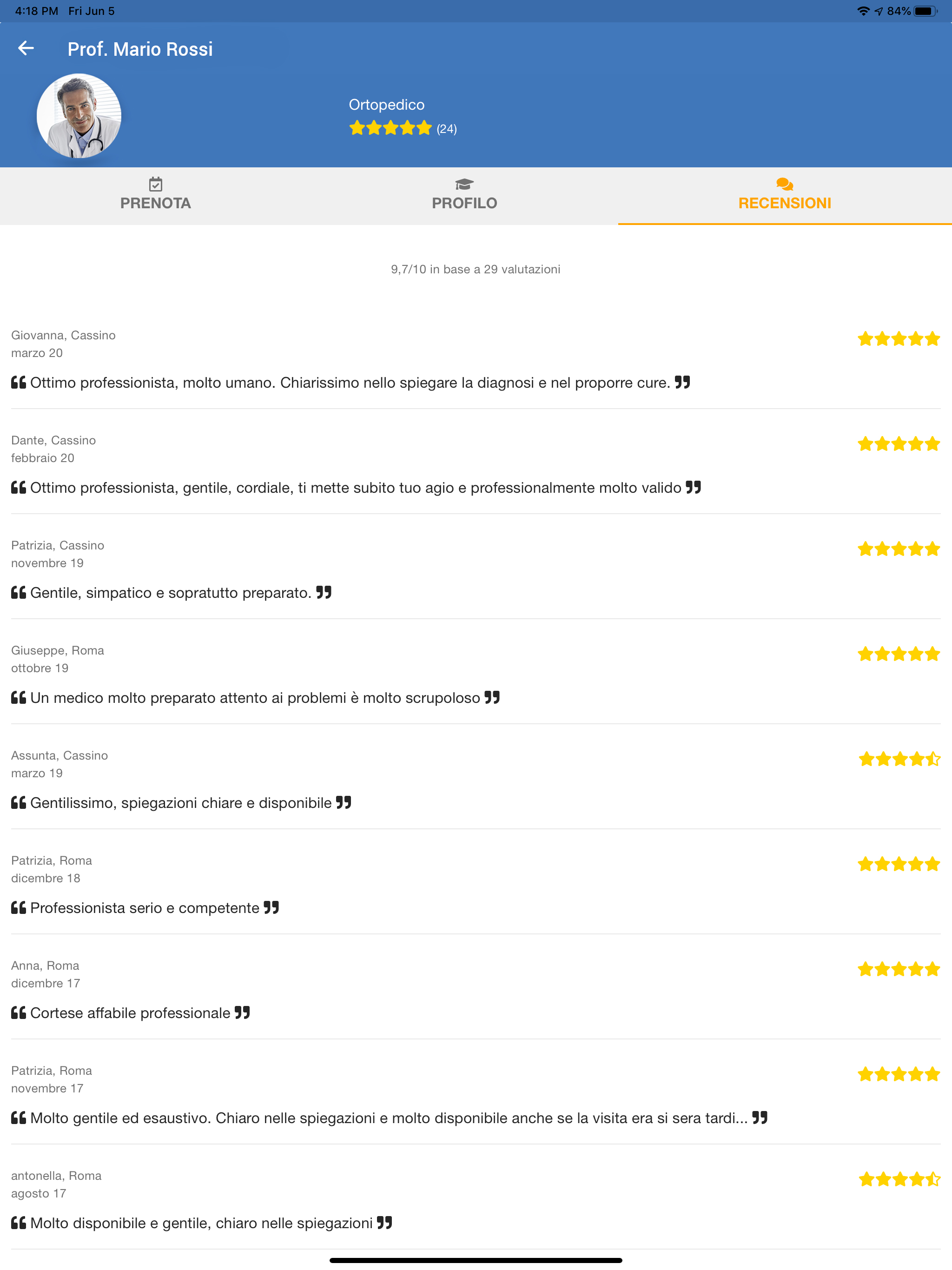 iDoctors – trova il Medico