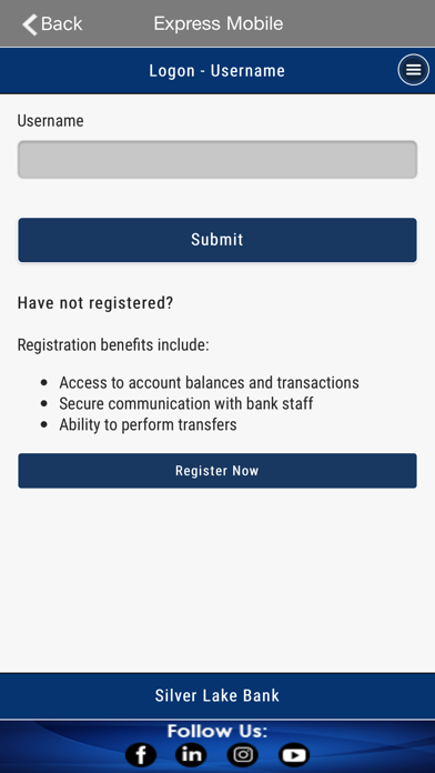 Silver Lake Bank Mobile Screenshot