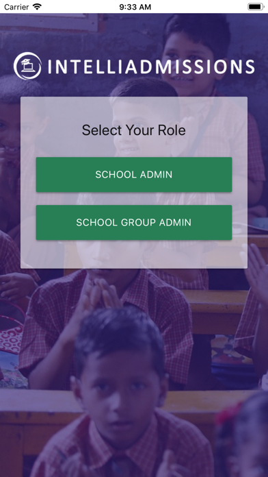 IntelliAdmissions app screenshot
