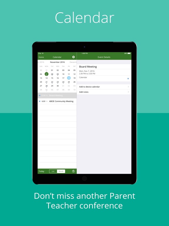 Consolidated HS District 230 iPad screenshot 1 - Education app