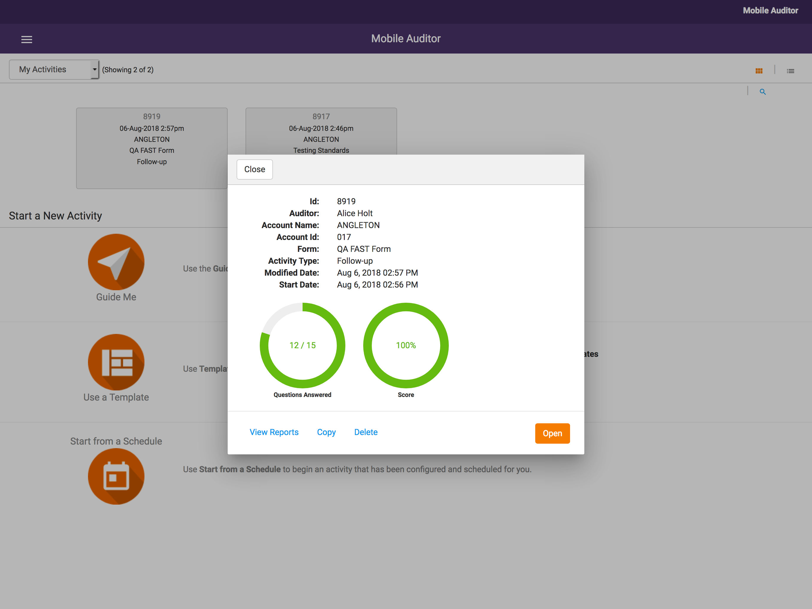 RizePoint Mobile-Auditor