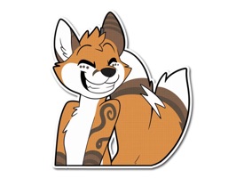 Playful Fox Sticker Pack