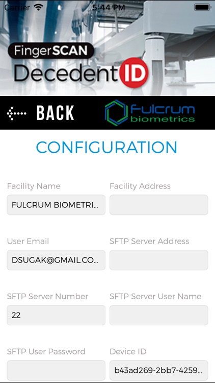 FingerSCAN DecedentID