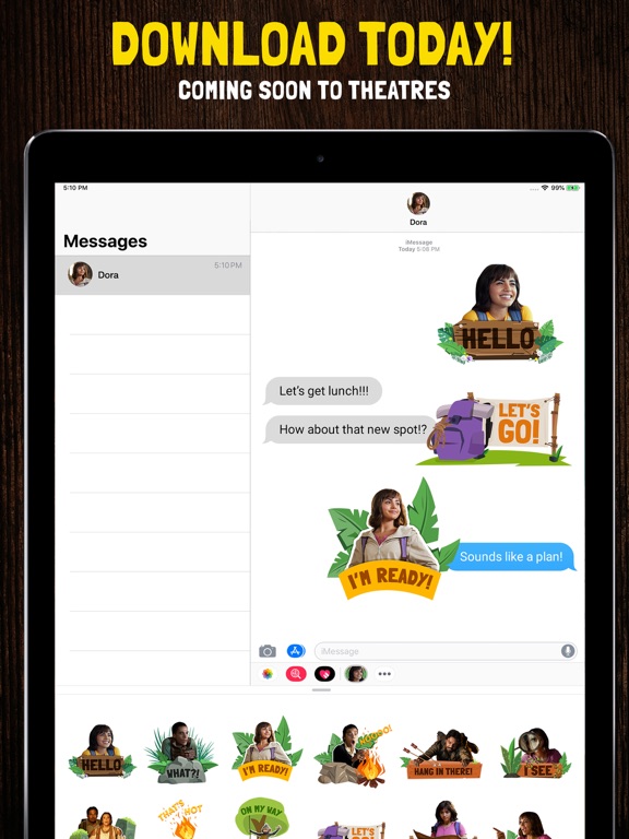 Screenshot #3 for Dora Movie Sticker Pack