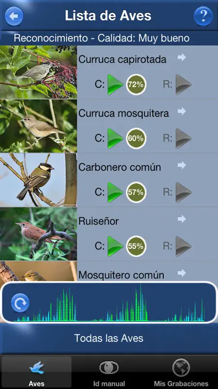Cantos de Aves Id screenshot 1 of 5