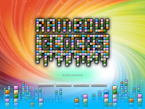 Rainbow Blocks iPad app afbeelding 1