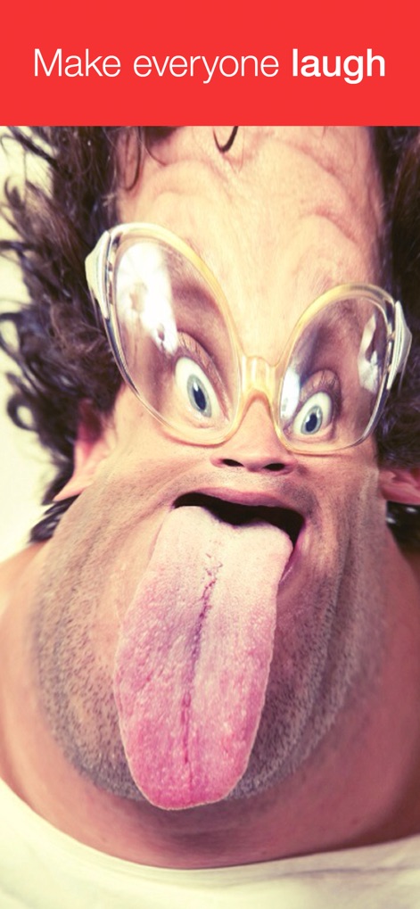 LOL Movie - Witness the app's capability to generate extreme comedic effects, showcasing dramatic facial distortions and hilarious expressions like sticking out a tongue.