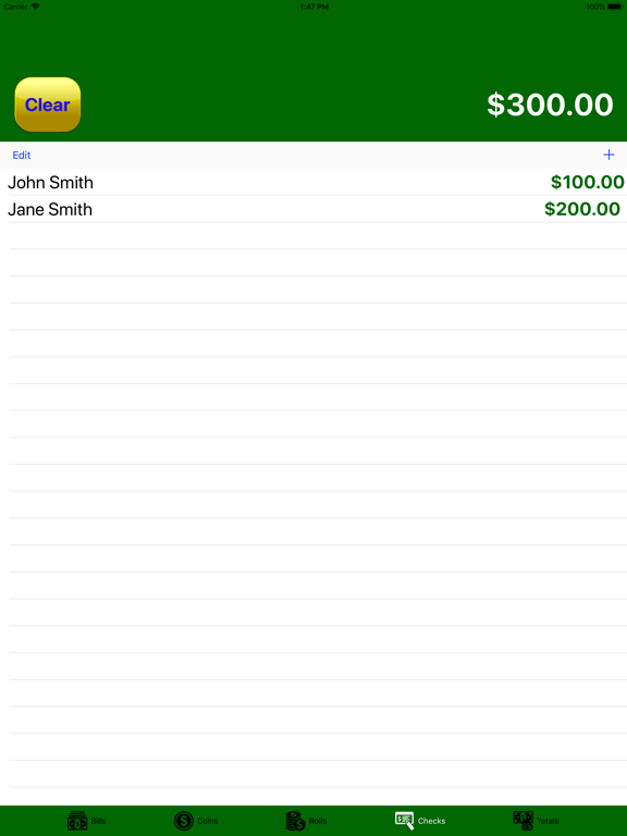 Cashculator - Cash Counter iPad screenshot 4 - Finance app