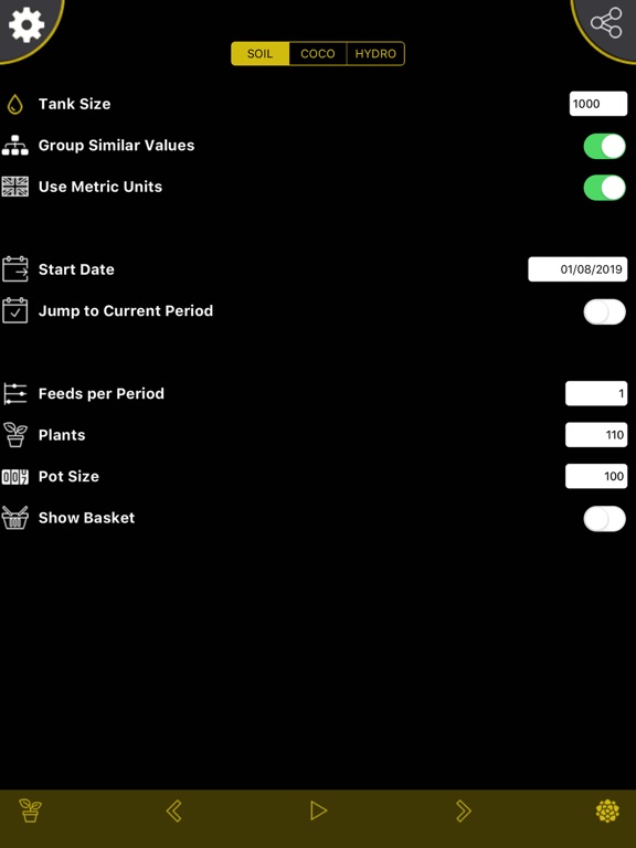 Screenshot #6 pour Snoops Nutrient Calculator