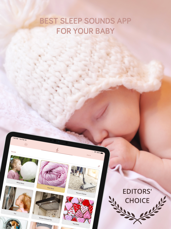 BabyBoon - Baby Sleep Sounds iPad screenshot 1 - Health & Fitness app