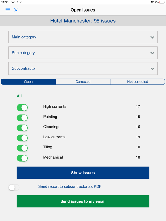 BauApp Construction iPad screenshot