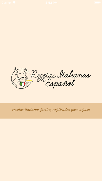 Recetas Italianas Screenshot