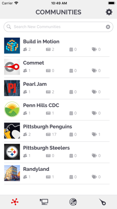 Commet Communities screenshot 2