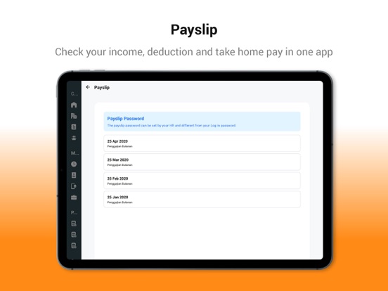 GreatDay HR iPad screenshot 4 - Productivity app