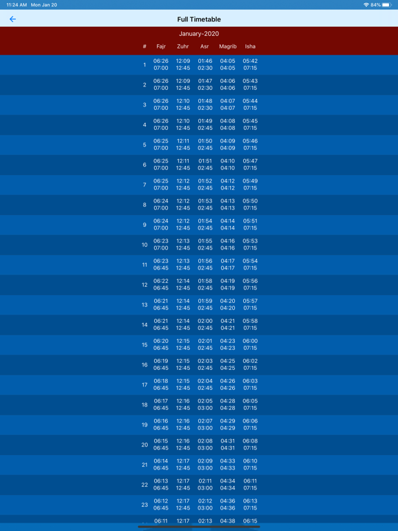Alhidaya Croydon iPad screenshot
