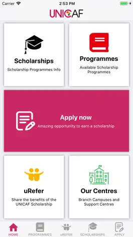 Game screenshot Unicaf Scholarships mod apk