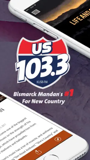 103.3 US Country (KUSB) screenshot 2