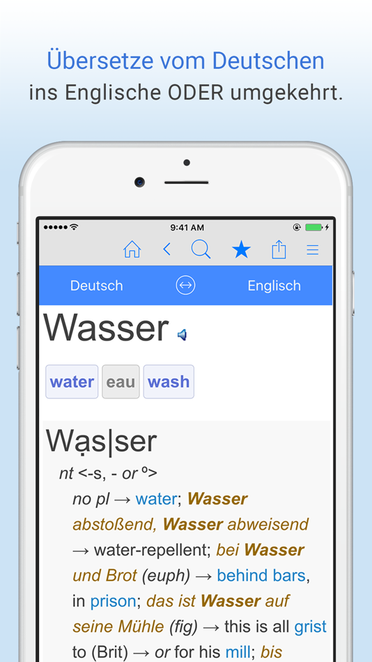 Deutsch-Englisch Wörterbuch. - 3.5.1 - (iOS)